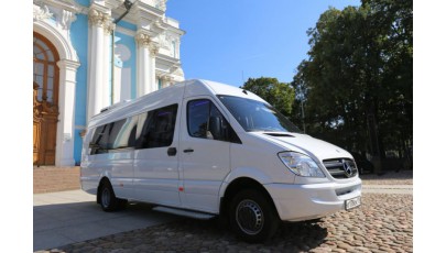 Mercedes Sprinter VIP микроавтобус заказ, прокат и аренда в Санкт-Петербурге